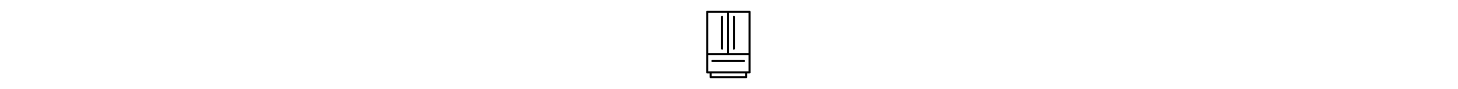 French door refrigerator icon