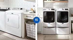 Electric v store gas dryer