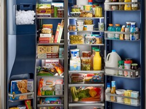 The inside of a Maytag® refrigerator