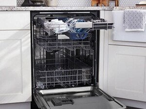 Open Maytag® dishwasher 