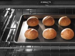 Convection oven top light bulb