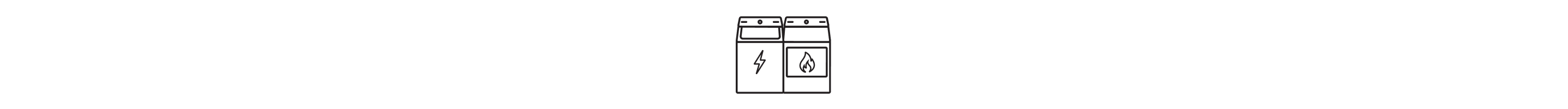 Top Load electric and gas laundry pair icon
