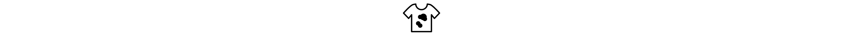 Two ink stains on a white t-shirt