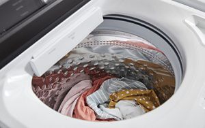 Maytag bravos washer not store spinning clothes dry