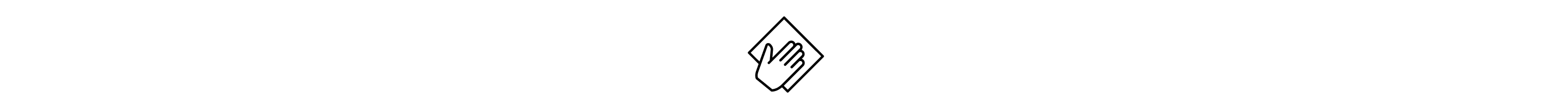 Hand with towel