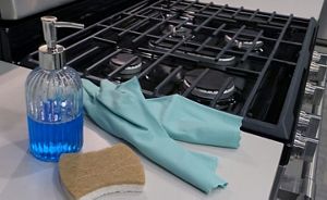 Gas online stove cleaner