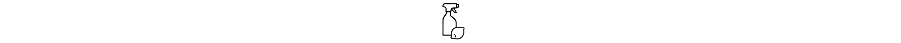 Spray bottle and lemon icon