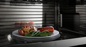 Cooking in a new oven store