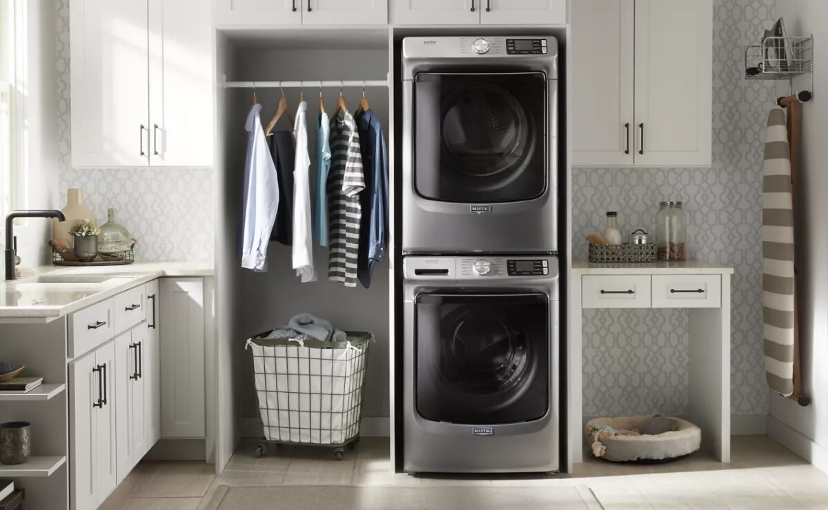 Typical washer dryer width outlet