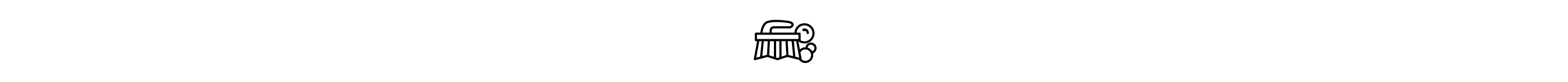 Scrub brush with bubbles icon