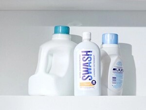 A bottle of Swash® laundry detergent