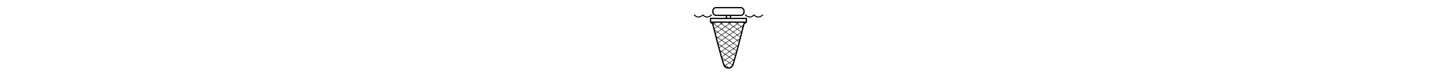 Floating lint trap icon
