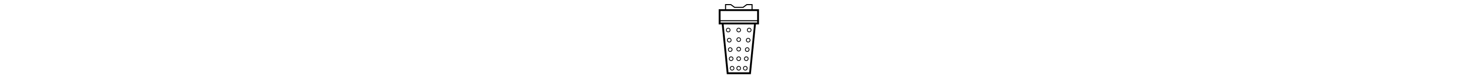 Washer pump filter trap icon