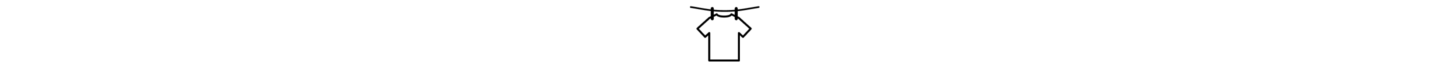 Line dry icon