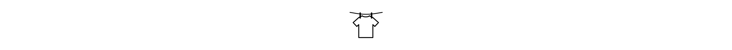 Line dry icon