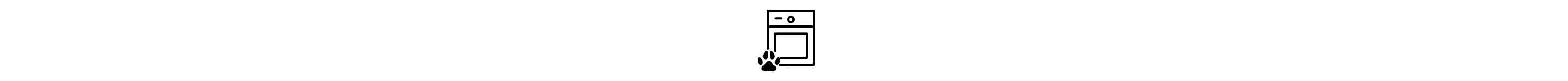 Washer with paw print in corner icon