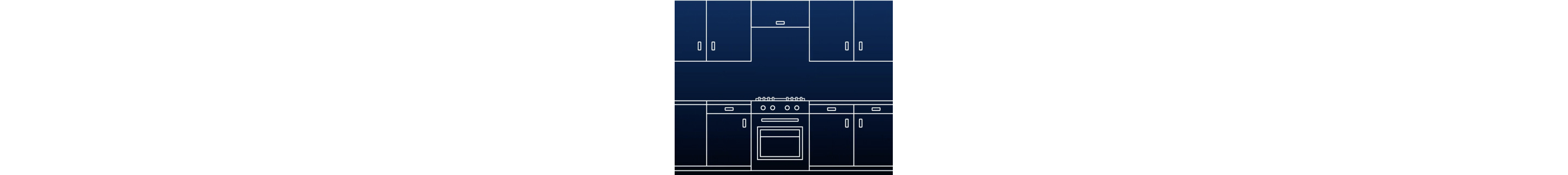A modern kitchen layout.