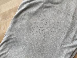 Lint balls shop on clothes