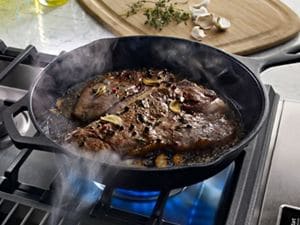 Reheating steak on grill hotsell