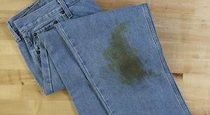 How to get out top grass stains from jeans