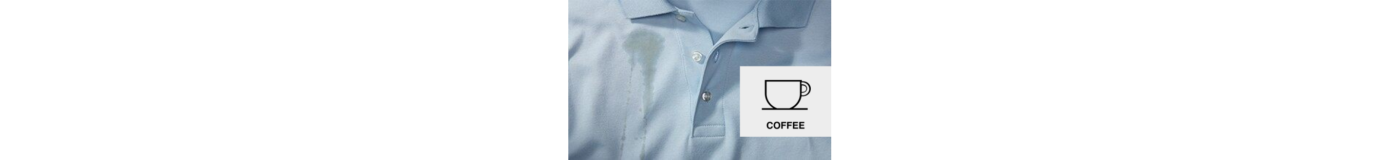 A coffee stained shirt