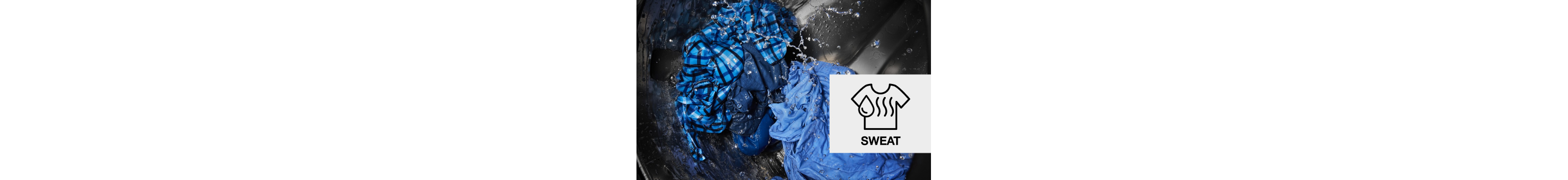 Laundry in a wash cycle