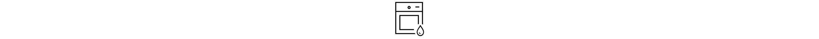 Washing machine with water droplet icon