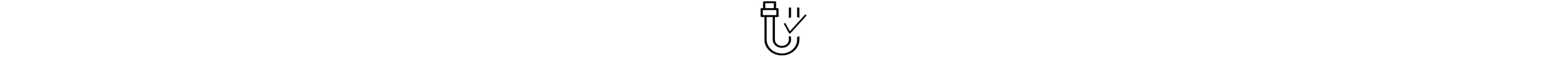 Pipe with checkmark icon