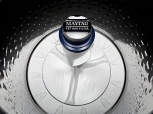 Maytag® washer drum with an agitator inside