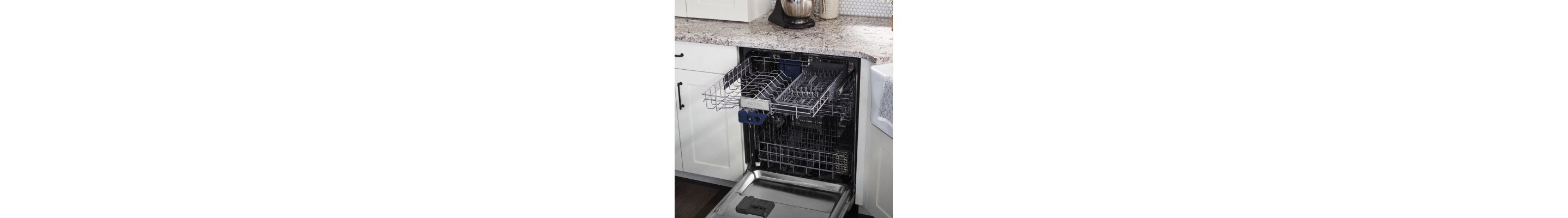 Open dishwasher
