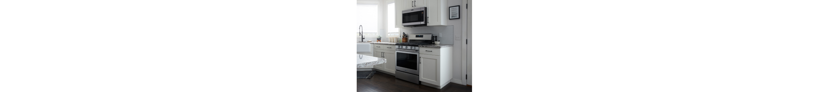 A built-in Maytag® microwave