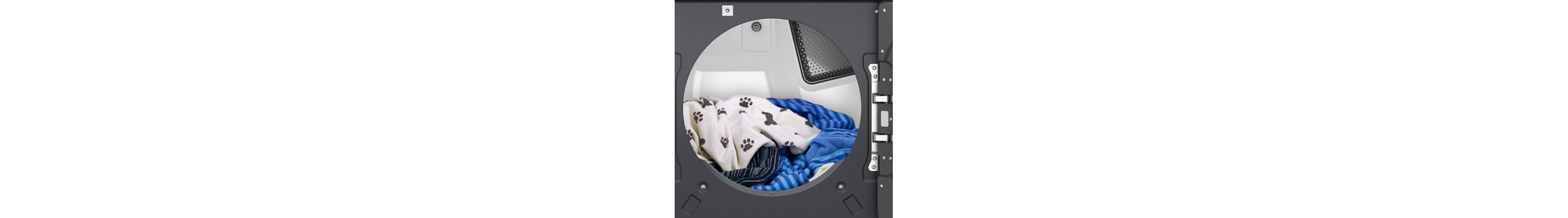 Laundry in a dryer