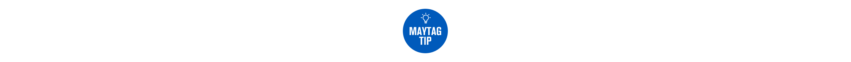 Bulb icon for a Maytag® Tip