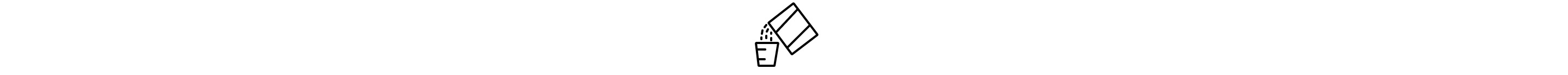 A box pouring a substance into a cup icon
