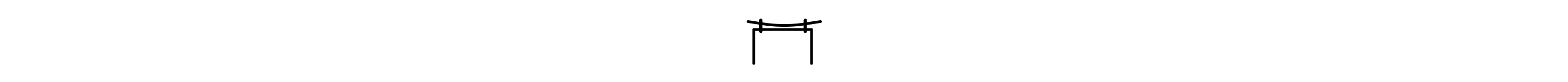 Laundry on a clothesline icon