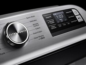 Extra Power button on a washing machine control panel