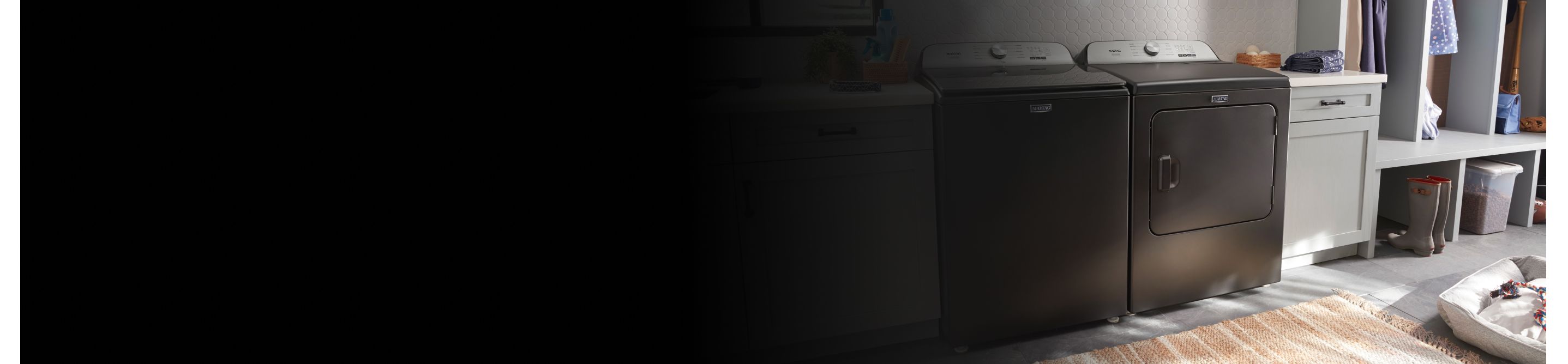 Washer and dryer set