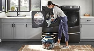 Washing machine cheap stretching clothes