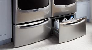 Laundry Pedestal Height and Drawer Capacity Guide | Maytag
