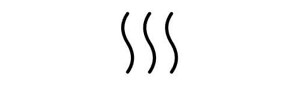 Heat waves icon