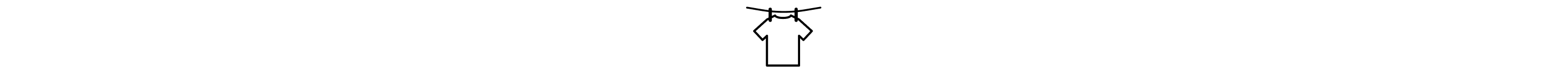 Shirt on a clothesline icon