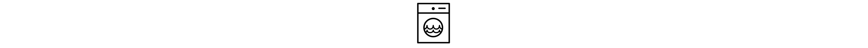 Machine wash icon
