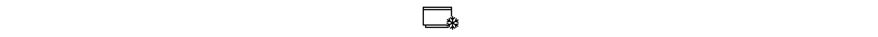 Chest freezer with snowflake icon