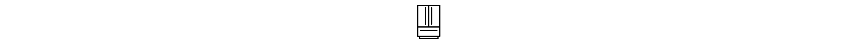 French door refrigerator freezer icon
