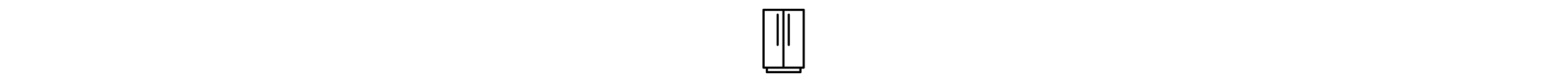 Side-by-side refrigerator freezer icon