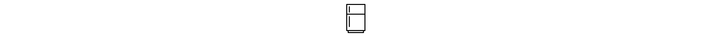 Top freezer refrigerator icon