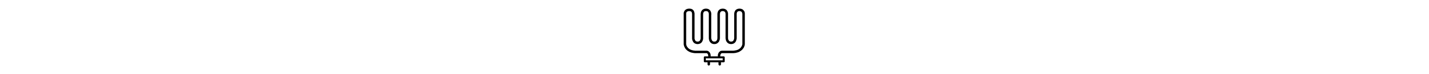 Oven heating elements icon