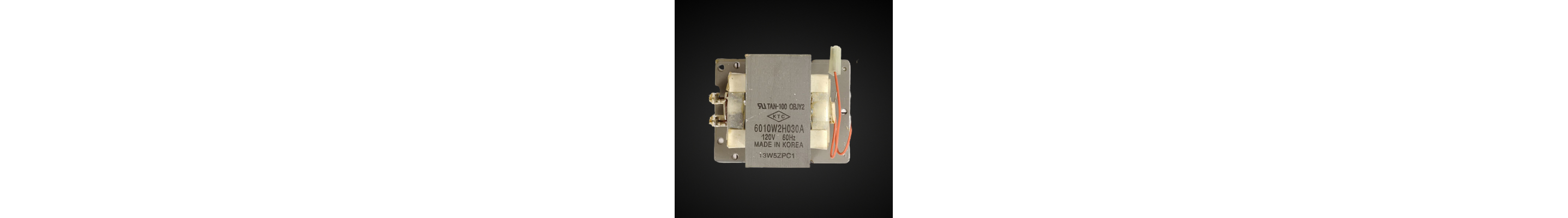 Image of high voltage transformer for microwave