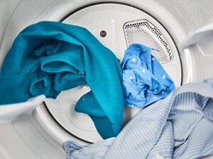 Clothes in a dryer