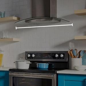 Flat deals hood vent